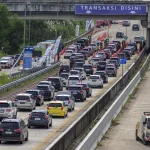 Kepadatan Arus Libur Idul Adha Jasa Marga Terapkan Contraflow Di Tol Jakarta Cikampek Km 55 65